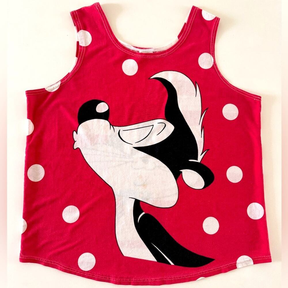 VTG Pepe Le Pew/Penelope Pussycat tank top